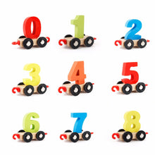 Early Educational Wooden Train Toys - Digital 0-9 Number Theme