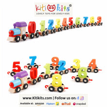 Early Educational Wooden Train Toys - Digital 0-9 Number Theme