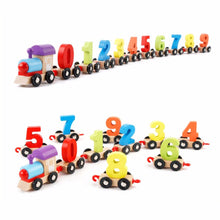 Early Educational Wooden Train Toys - Digital 0-9 Number Theme