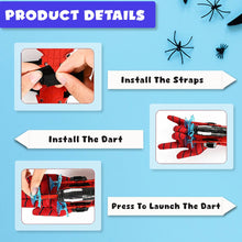 Spider Web Shooter Toys for Kids Real Gadget Toys for Boys Gloves Launcher Wrist Toy for School Fancy Dress Costume, Cosplay Launcher, Sticky Wall Soft Bomb Action Figures