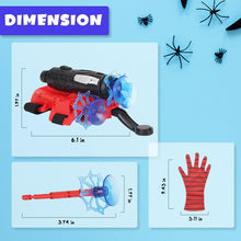 Spider Web Shooter Toys for Kids Real Gadget Toys for Boys Gloves Launcher Wrist Toy for School Fancy Dress Costume, Cosplay Launcher, Sticky Wall Soft Bomb Action Figures