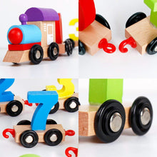 Early Educational Wooden Train Toys - Digital 0-9 Number Theme