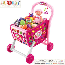 3-in-1 Food Shopping Cart Trolley