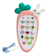 Carrot Musical Mobile Cordless Smart Phone Toy for Kids - Interactive and Educational with Smart Light