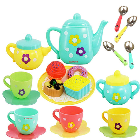 Kitchen Set Party Pretend Play Food Toy for Kids: Tea Set