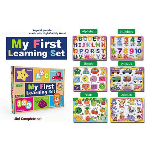 wooden learning board for kids